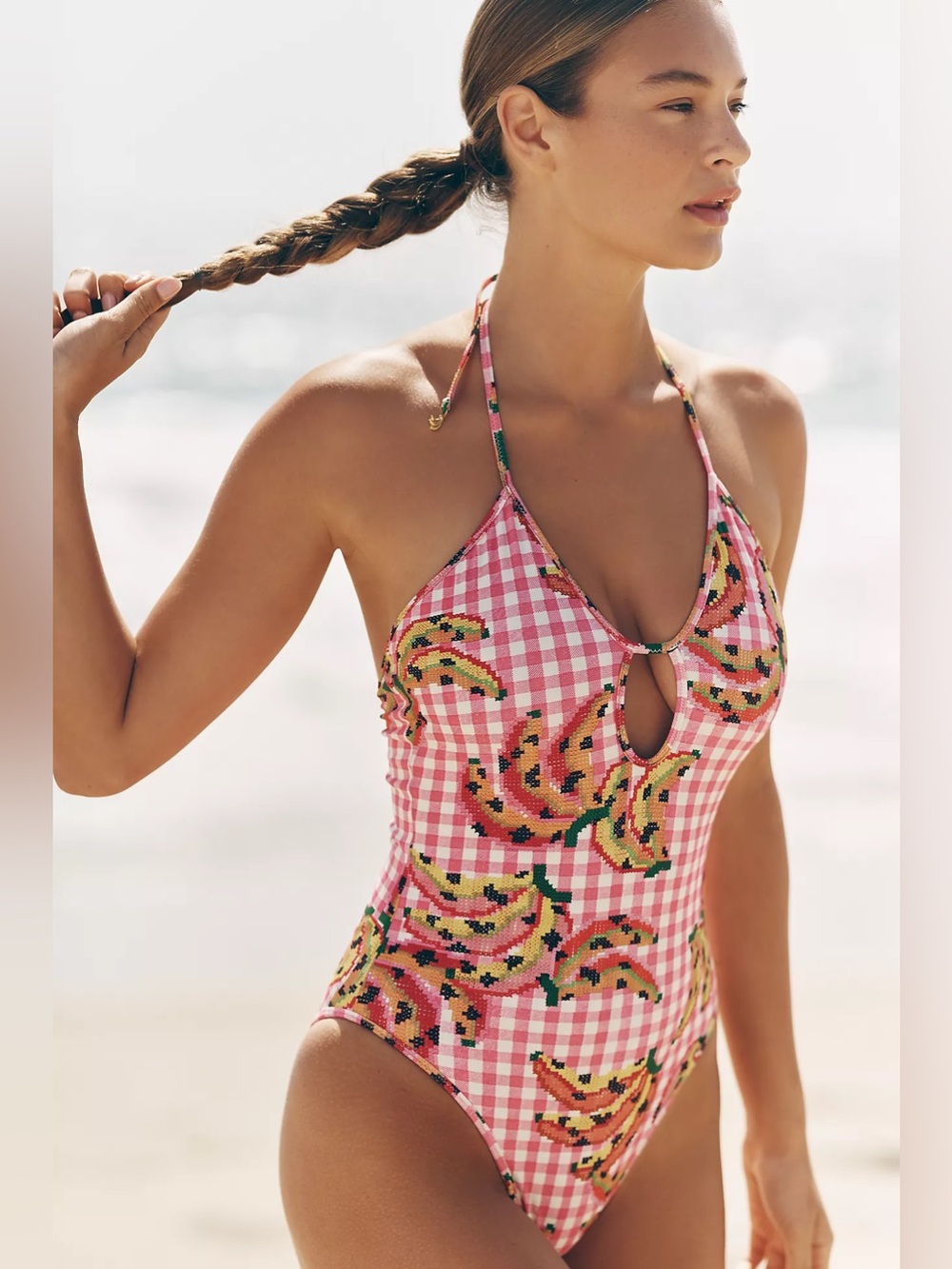 Farm Rio x Anthropologie Reversible One-Piece Swimsuit